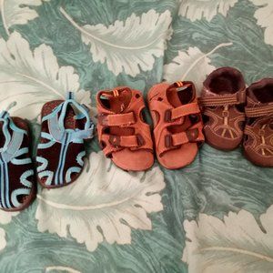 3 PAIRS Baby boy Summer sandals Size 4 / 5